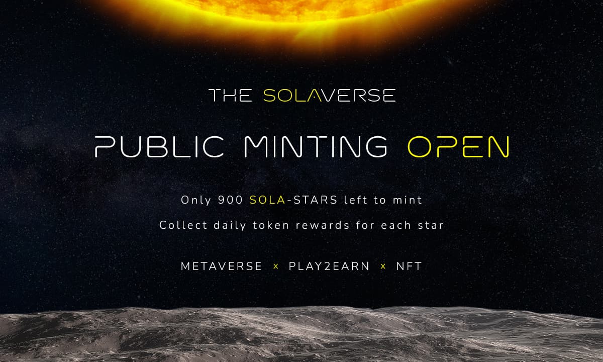 Cùng khám phá không gian của các vì sao tại Metaverse Play-to-earn: The SolaVerse