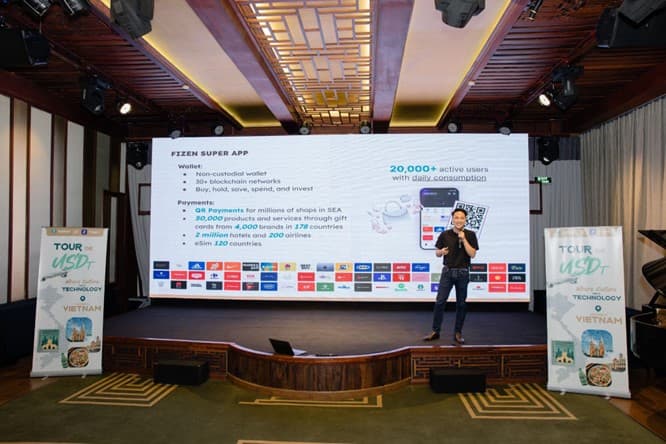 Tour de USDT &#8211; Sự kiện đầu tiên được tổ chức bởi Fizen.io và Tether tại Việt Nam