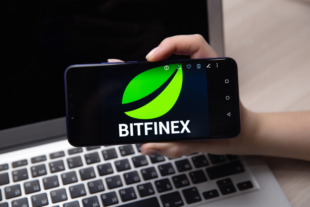 logo bitfinex trên điện thoại