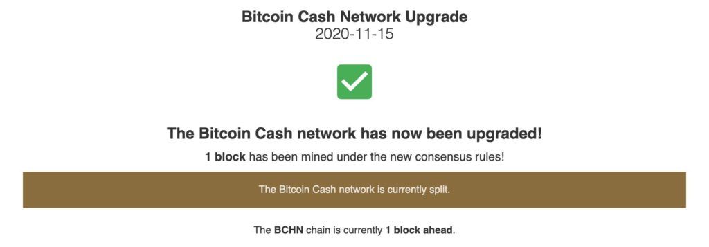 Hard fork của Bitcoin Cash diễn ra thành công, phân tách thành 2 chuỗi mới
