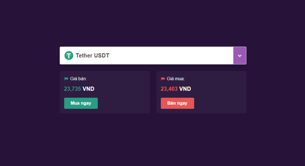 Giá USDT trên Remitano đã lên đến 23.700 VND.
