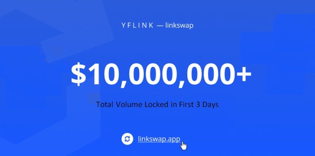 Thanh khoản Linkswap đạt 7 triệu USD trong ngày đầu canh tác, hơn 10 triệu USD khóa trong
