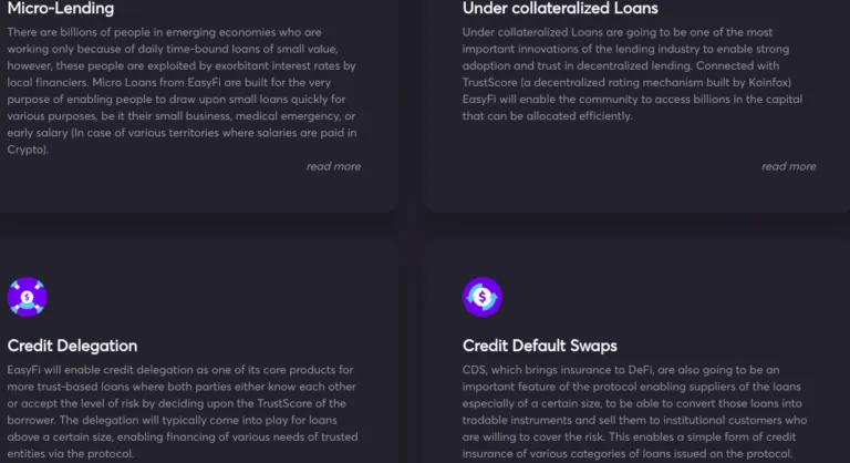 Dự án DeFi scam thường mô tả công nghệ vụng về.