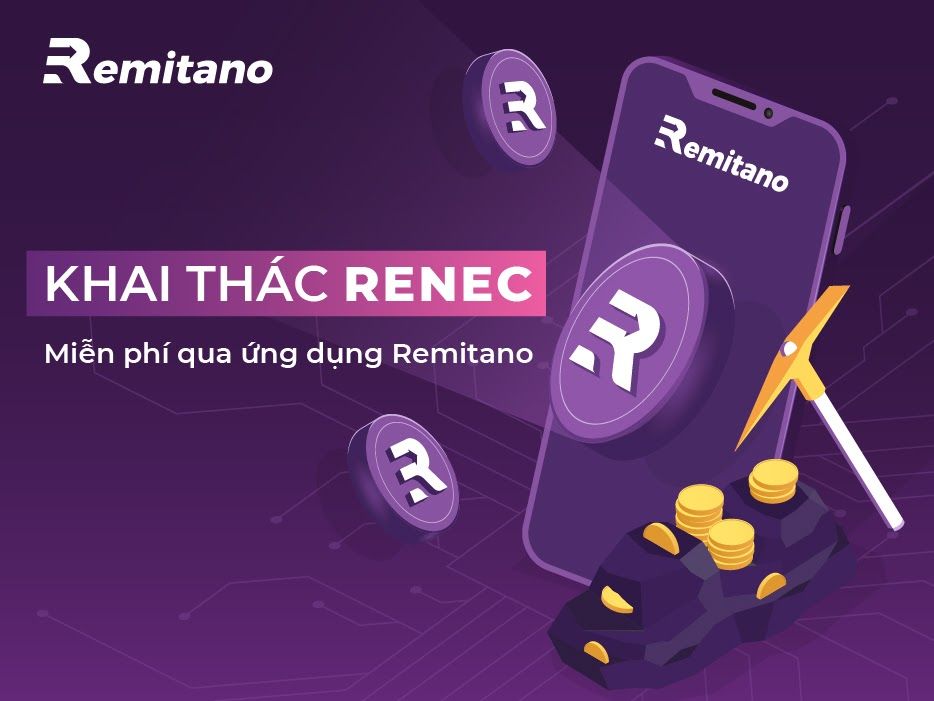 Remitano khởi động chương trình khai thác RENEC token miễn phí