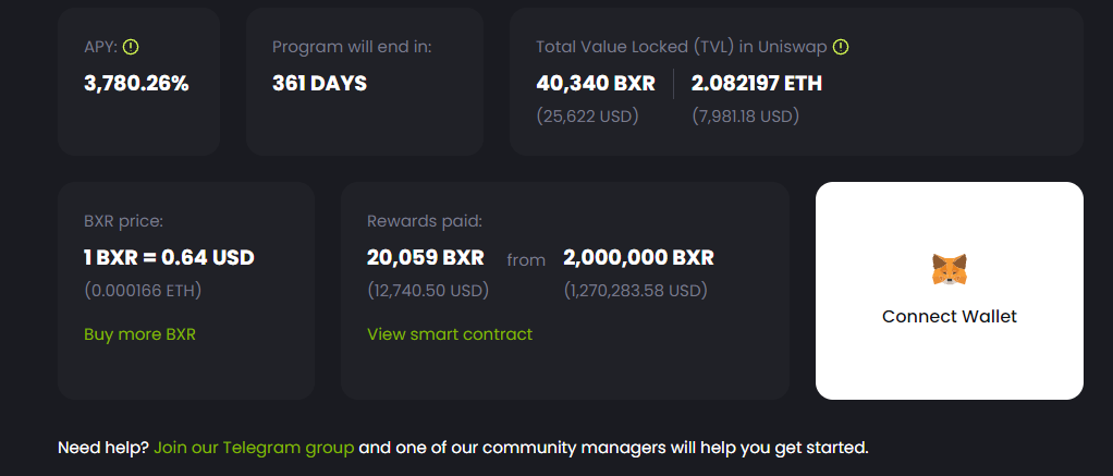 Chương trình staking pool của Blockster. Nguồn: Blockster.