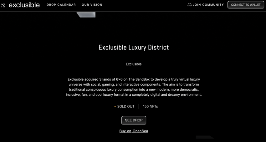 Exclusible Luxury District