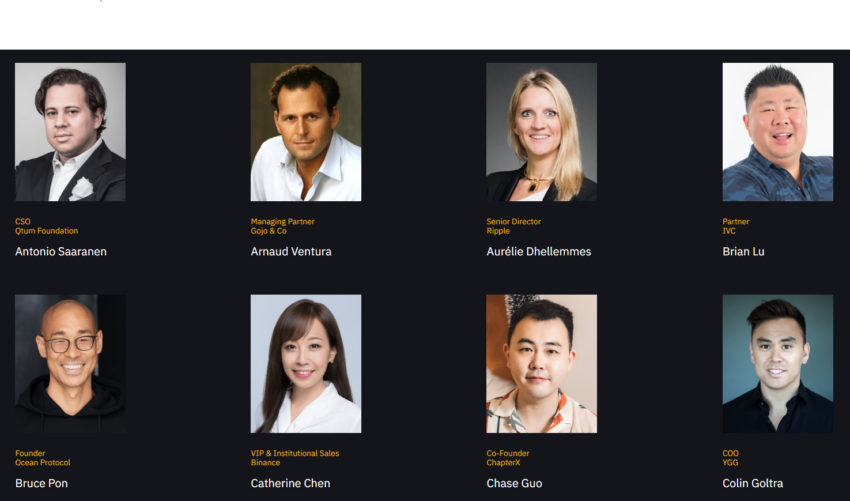 Một số diễn giả tại Binance Blockchain Week 2022