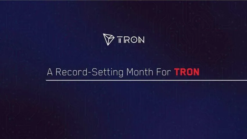TRON vừa có một tháng đạt được nhiều kỷ lục