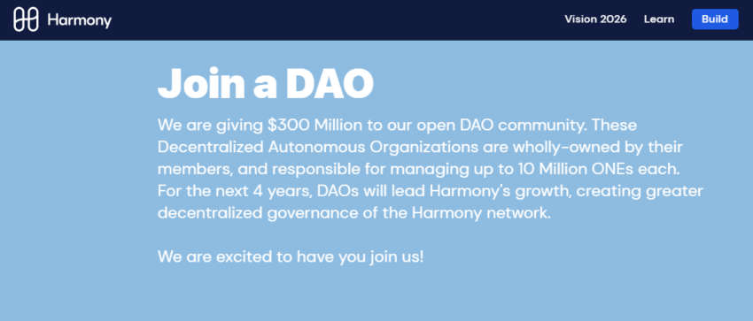 Harmony DAO