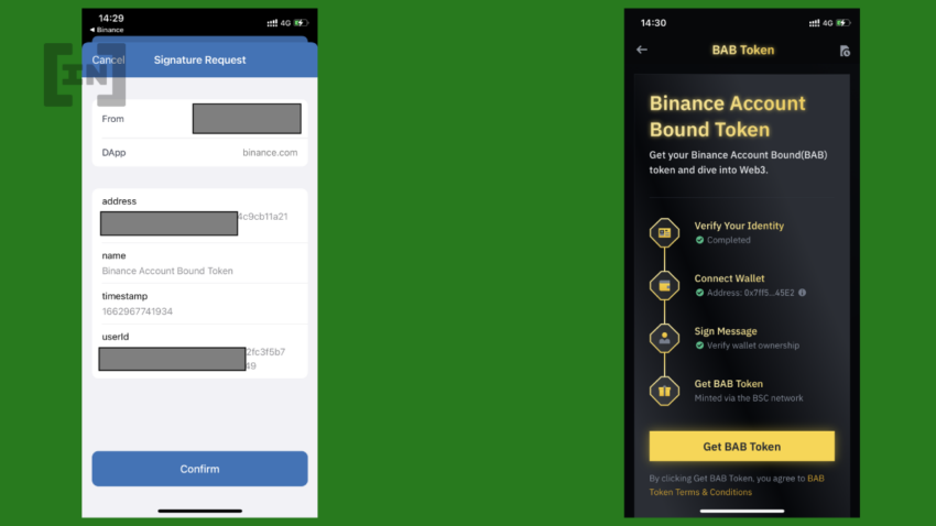 Hướng dẫn mint BAB token