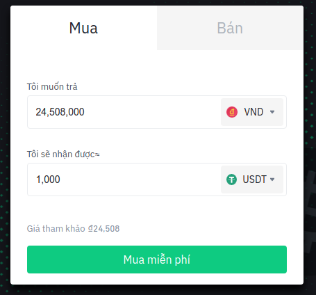 Tỷ giá USDT/VND cao nhất lên đến 24,508 VNĐ.