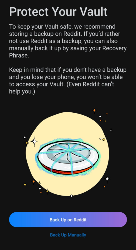 Cách thiết lập Reddit Vault
