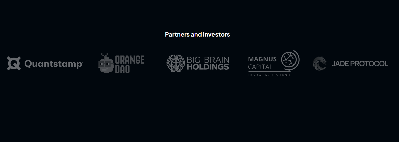 Partner và investor của dự án