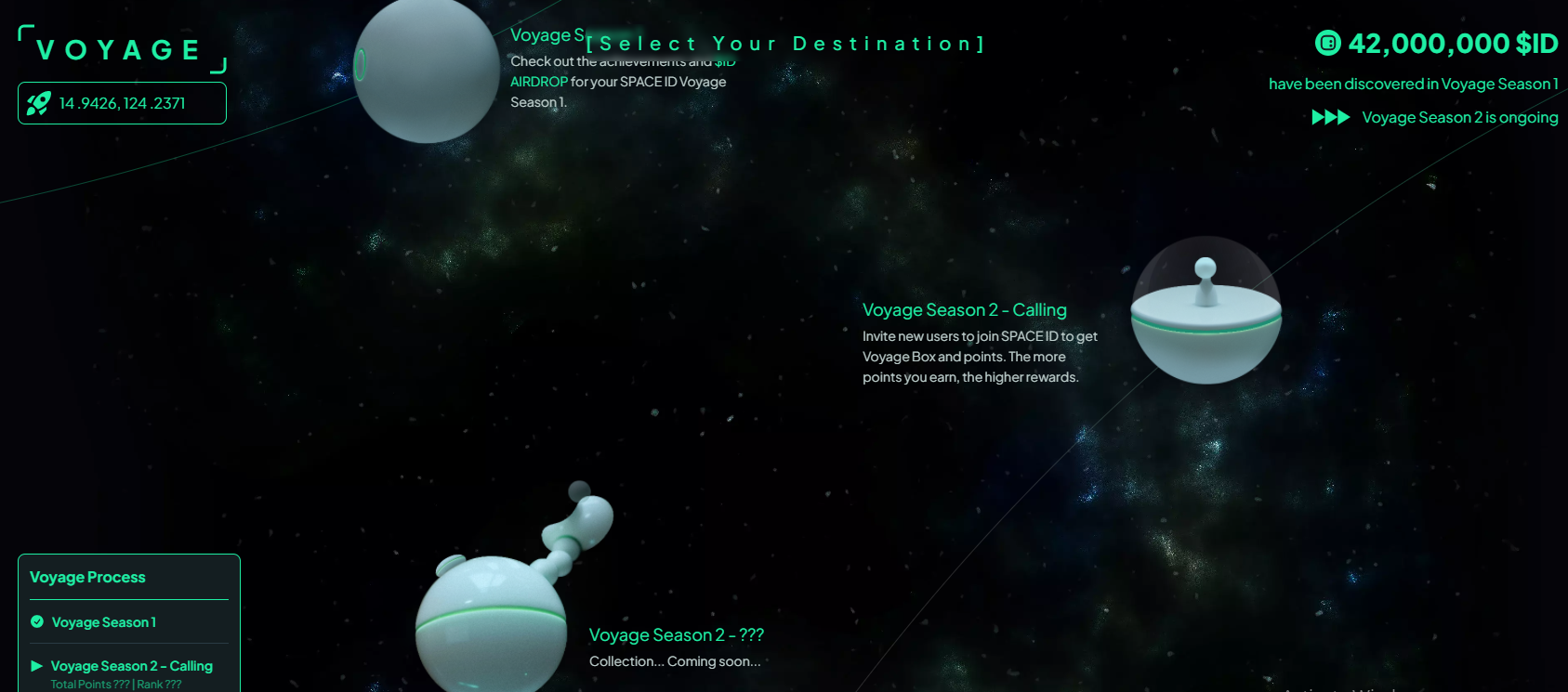 42 triệu ID token sẽ dành cho chương trình Space ID airdrop Voyager Season 2
