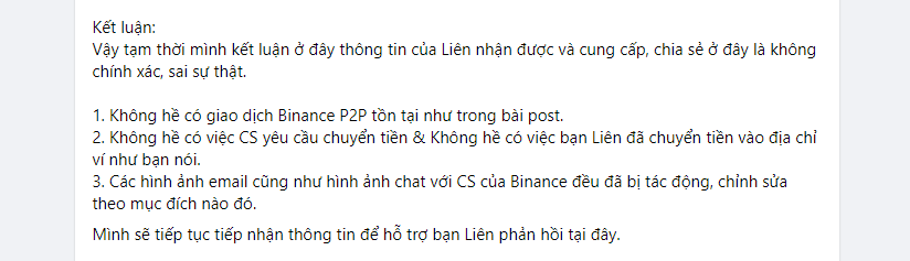 Nhận định của Binance CM Việt Nam