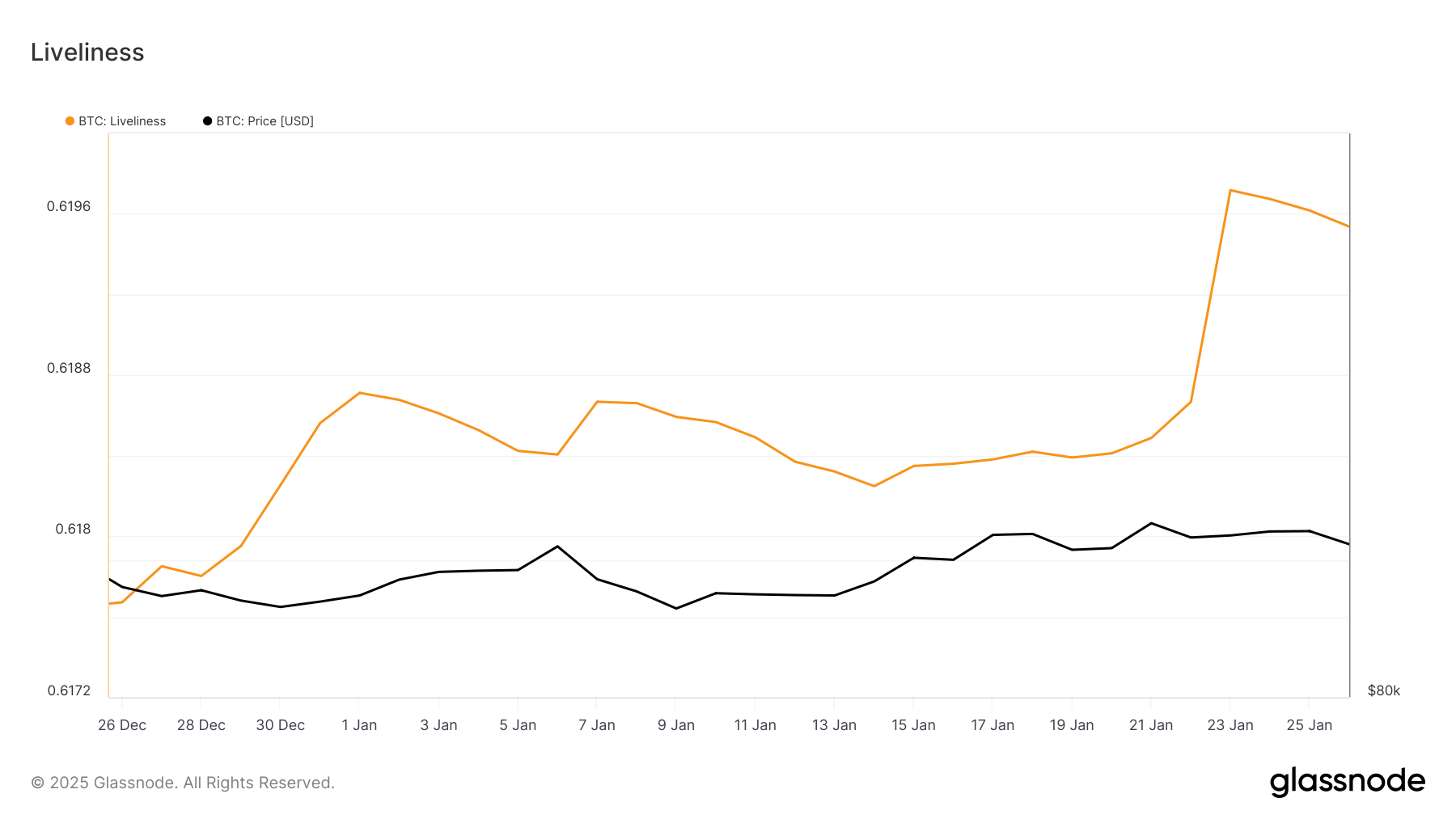 Bitcoin Liveliness