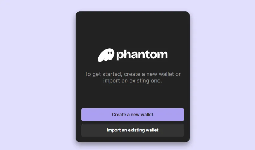 Tạo ví Phantom