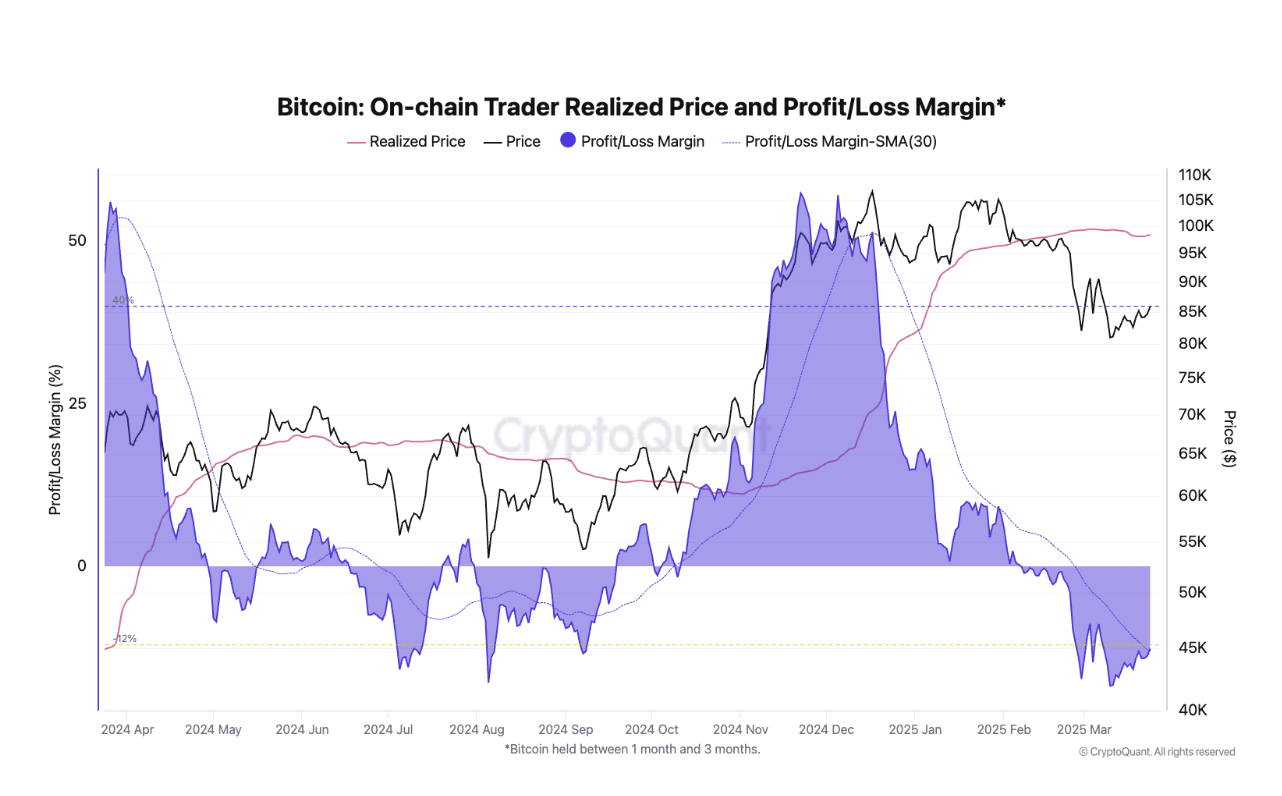 BTC Realized Profit/Loss Margin.