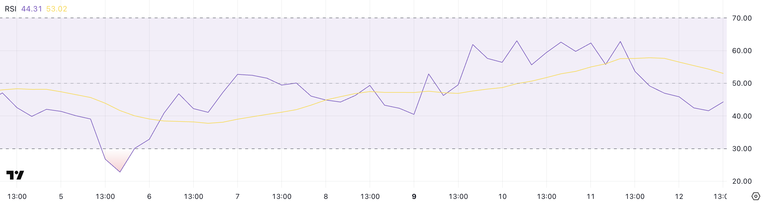 SHIB RSI.