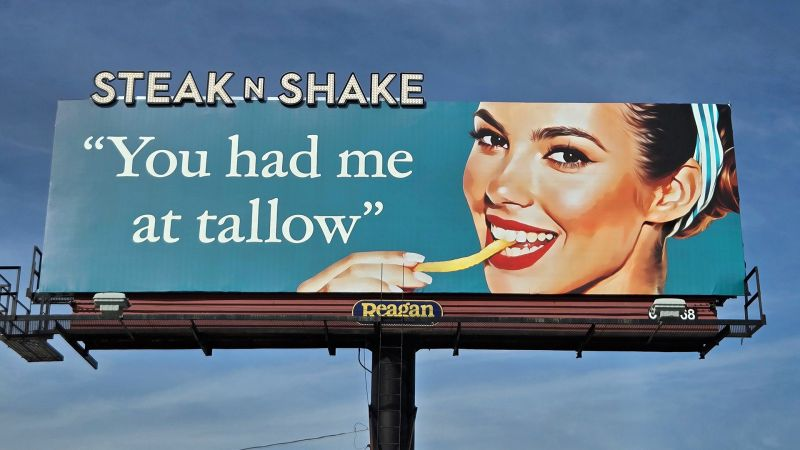 Chiến dịch tiếp thị mỡ bò của Steak 'n Shake